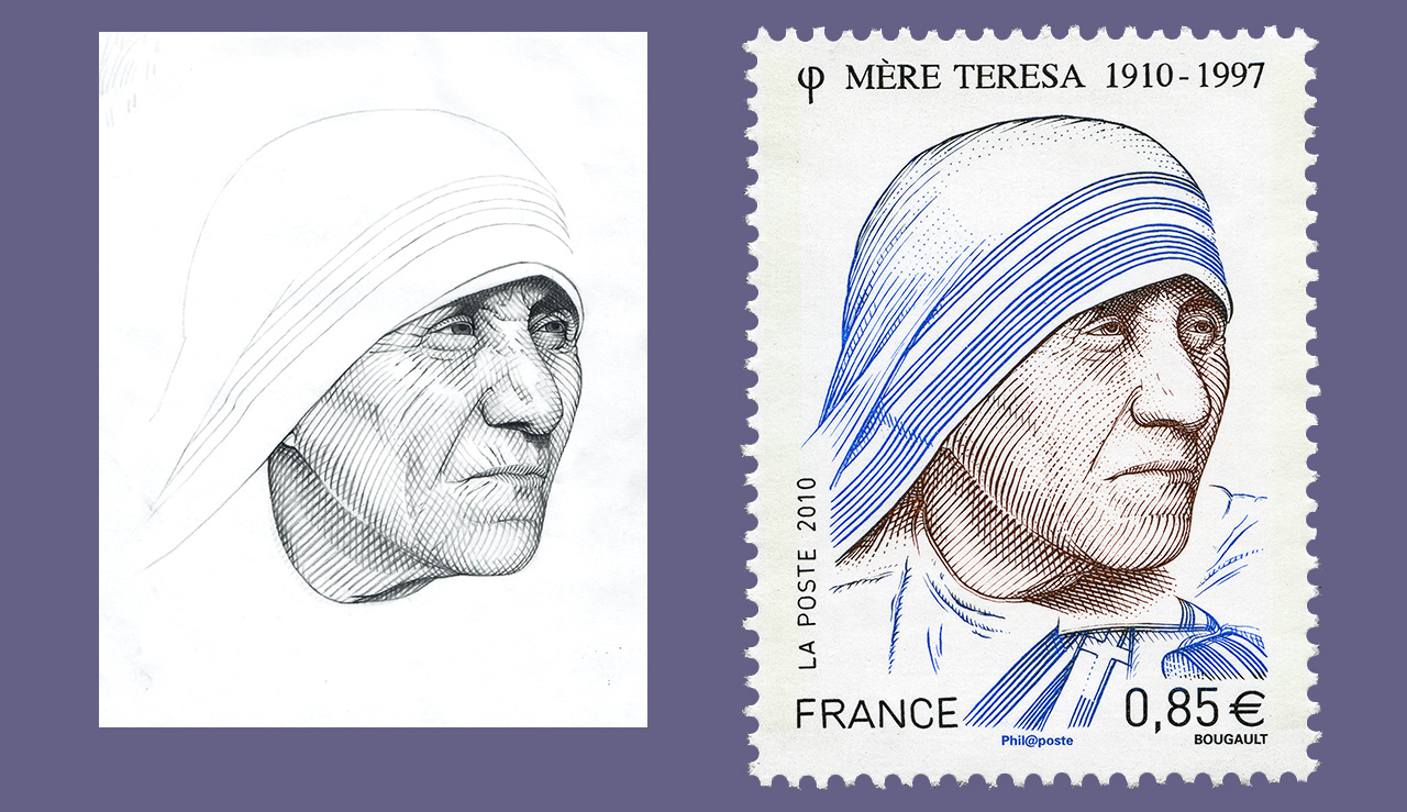 Le timbre-poste gravé en taille-douce - Art du Timbre Gravé