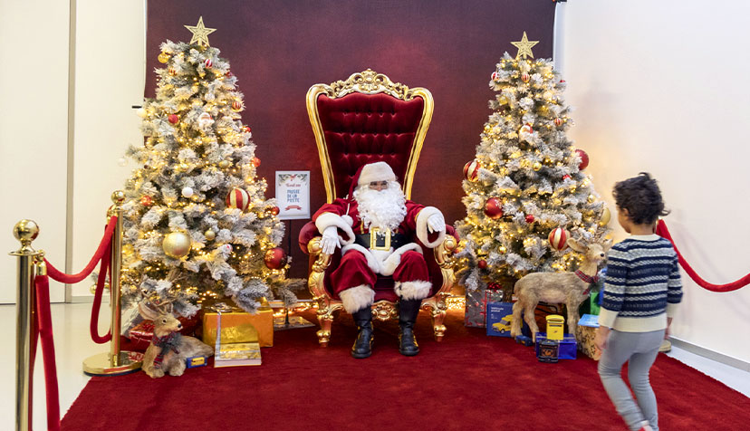 Photo du Père Noël au Musée de La Poste