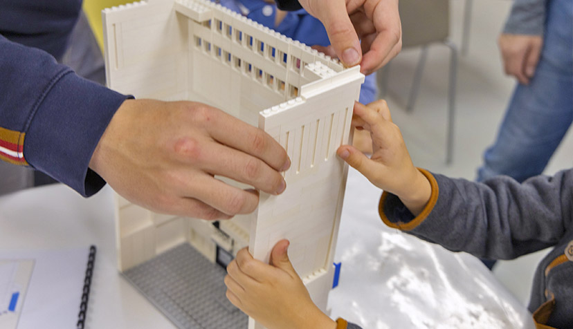 Photo de l'atelier briques