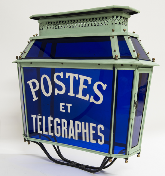 Enseigne des bureaux des Postes et Télégraphes, vers 1900 – Inv 21248  