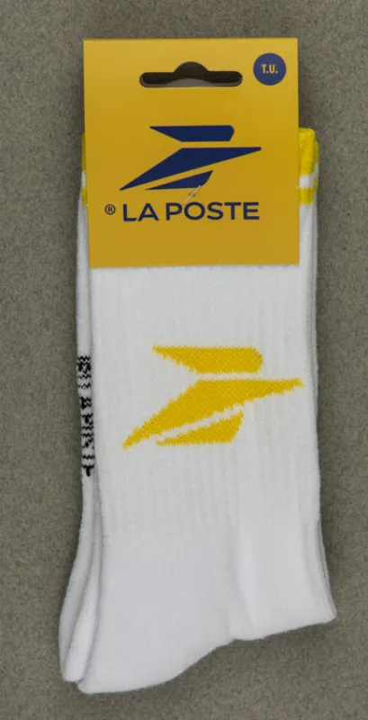 Vue 1 – chaussettes sport logo jaune